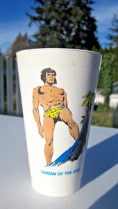 1970s Vintage 7-11 7-Eleven Tarzan of the Apes Slurpee Cup - Picture 1 of 2
