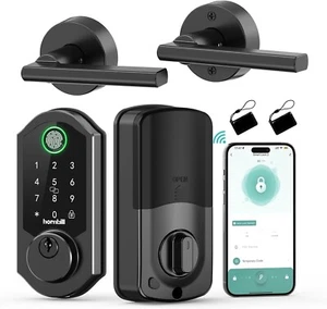 Hornbill WiFi Smart Lock Set: Front Door WiFi Deadbolt with Code Keypad App - Picture 1 of 9