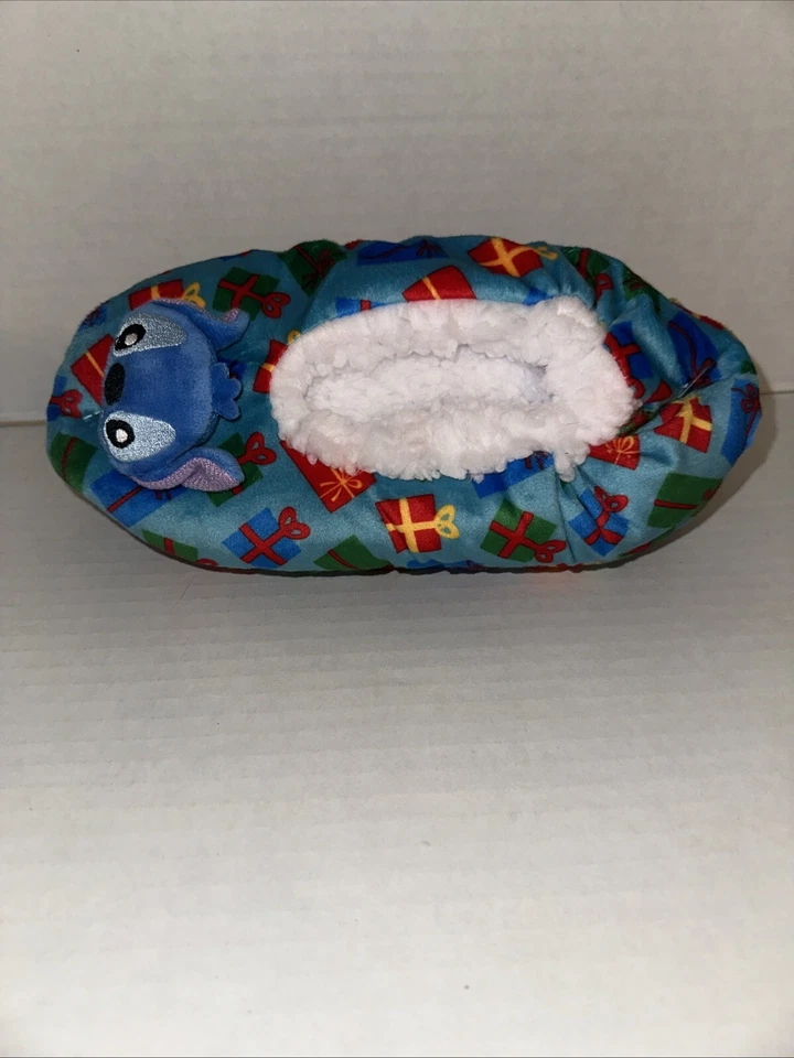 Stitch Disney Fuzzy Babba Zapatilla Calcetines 7-9.5 Navidad Antideslizantes Nuevos Foto 1 de 3