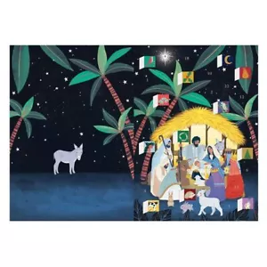 Away in a Manger Nativity Advent Calendar Card+ env 170 x 120mm Roger la Borde - Picture 1 of 1
