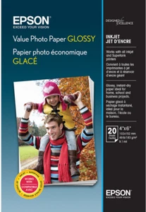 Epson Value Photo Paper Glossy 20 Sheets 4x6" S400032 - Picture 1 of 1