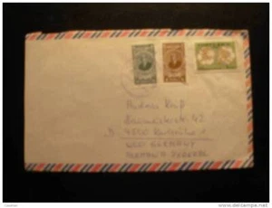 Costa Rica Football Stamp Air Mail Cover To Germany - Picture 1 of 1