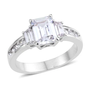 ANILLO DE COMPROMISO DE DIAMANTES SIMULADO 9 #talla 9 anillos #talla 9 #anillo #anillo #compromiso - Imagen 1 de 6