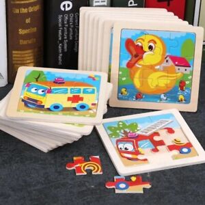 Mini Kinderpuzzle Holzpuzzle für Kinder ab 2 Jahre NEU