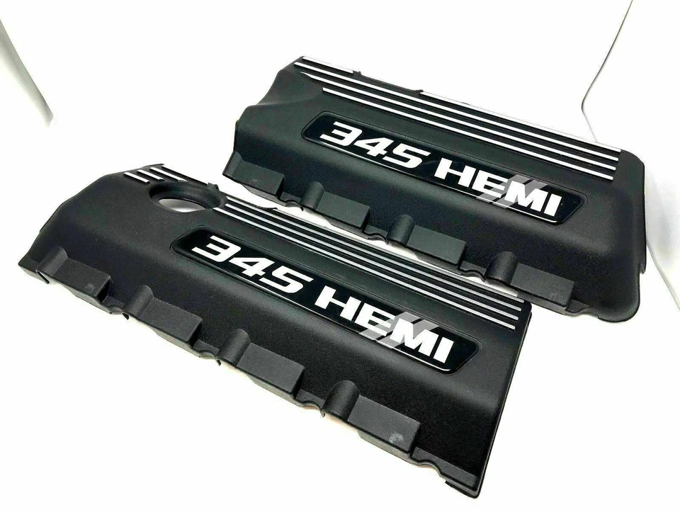 Válvula de cubierta del motor Dodge Challenger Charger 5,7 L 345 Hemi Destroyer gris 2 piezas Foto 1 de 3