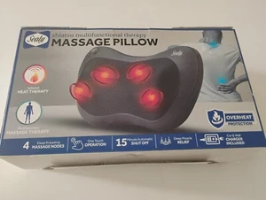 Sealy Multifunctional Therapy Massage Pillow With Infrared Heat NEW (Open Box) - Imagen 1 de 5