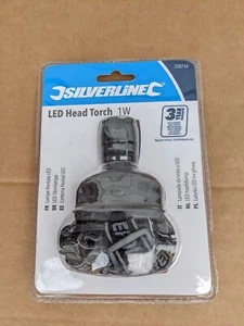 SILVERLINE LEAD HEAD TORCH 1W 50 LUMEN - Picture 1 of 1
