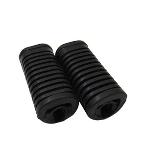 Universal Motorrad Gummi Nonslip Fußstütze Pedal Fuß Peg Abdeckung Shell Hülse - Picture 1 of 3