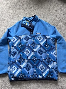 CHAQUETA JERSEY CUELLO A PRESIÓN POLAR LANDS' END HERITAGE TOP MUJER PEQUEÑA 6-8 - Imagen 1 de 4