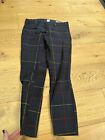 Checked Trousers Size 4(US) So 10R (UK) 