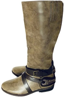 Botas de montar Rampage ISADORA para mujer gris envejecido hasta la rodilla talla 8,5 M Foto 1 de 4