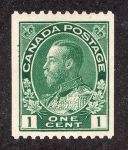 1915 Canada Sc# 131 (coil type) - 1¢ KGV, Admiral of the Fleet. Mint No Gum - Picture 1 of 1