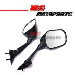 Juego de espejos retrovisores laterales izquierdo derecho negro para Yamaha YZF R1 2009 2010 2011 2012 2013 - Imagen 1 de 3