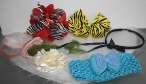 Lot of 6 Girls Hair Accessories Headbands Bows Colorful NIP - Picture 1 of 5