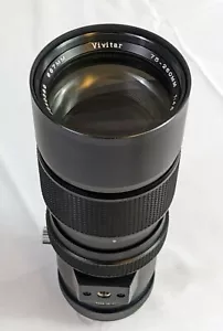 Vivitar 75-260mm 1:4.5 Zoom automatico 67mm n. 37640389 obiettivo fotocamera con custodia di archiviazione - Foto 1 di 11