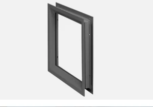 NATIONAL GUARD L-FRA100 12x12 Door Window Frame Kit , Gray, uses 10x10 glass - Picture 1 of 1