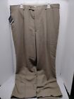 Schiefer von Dockers Stain Defender taupe Kleid Manschettenhose Hosen plissiert vorne 40S