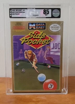 Side Pocket Nintendo NES Factory Sealed Graded VGA  85 NM+ Rare  - Image 1 of 2