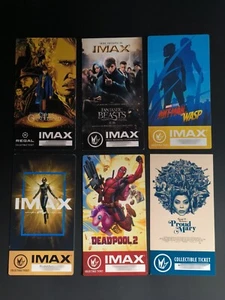 Regal cinema IMAX collectible ticket Limit lot of 6 - Picture 1 of 5