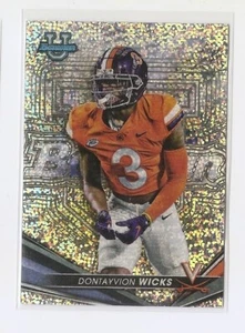2022-23 Bowman's Best University Dontayvion Wicks tarjeta de inserto brillante Virginia - Imagen 1 de 2