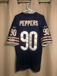 Julius Peppers #90 CHICAGO BEARS blau Reebok Trikot genäht Herren Größe 52 " - Bild 1 von 20