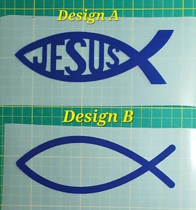Christian Fish Aufkleber Sticker Auto Boot Fenster Werkzeugkiste - Bild 1 von 21