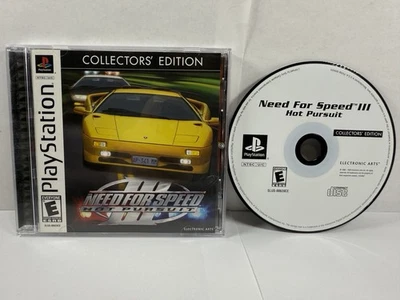Need For Speed III 3 Hot Pursuit (Sony PlayStation 1) PS1 Complete CIB TESTED! - Image 1 of 4