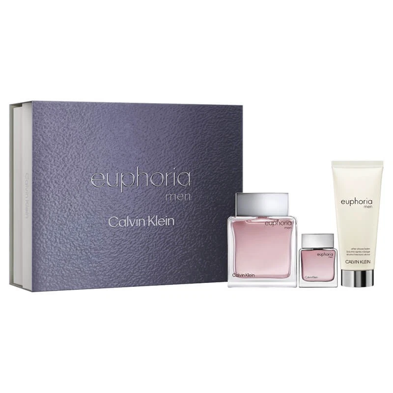 Calvin Klein Euphoria Men 3pc Set 100ml EDT (M) Mens 100% Genuine (New) - image 1 of 1