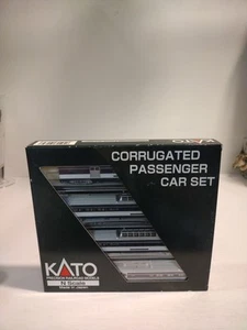 Kato 106-1801 N Scale Wabash Corrugated 4- Car Passenger Set NEW - Picture 1 of 3