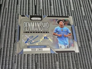 2024-25 Panini Prizm Rico Lewis Auto Penmanship Manchester City  - Picture 1 of 2