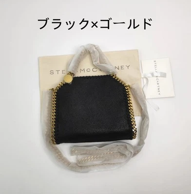 Mini Bolso de Mano Pequeño STELLA MCCARTNEY FALABELLA Cadena Negro 2 Vías DORADO Foto 1 de 4