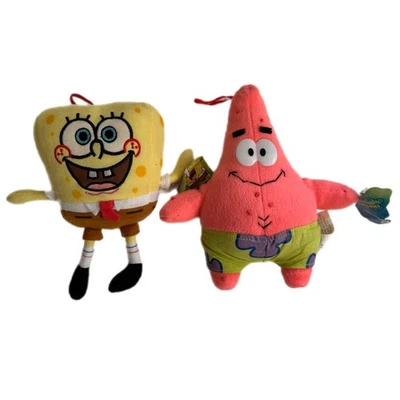 Vintage SpongeBob SquarePants & Patrick Plush Stuffed Animal Toy Lot Set of 2 - Image 1 of 4