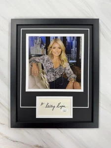 Kelly Ripa Firmato Taglio Jsa Auto Personalizzato Cornice Tv Host - Foto 1 di 3