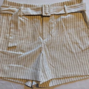 NEU Banana Republic 4" hohe Taille blau/weiß gestreifte Shorts Damen-Neu mit Etikett (Bx5) - Bild 1 von 11