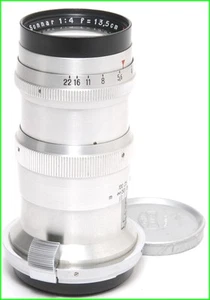 Zeiss Jena for Contax Sonnar 4/135mm red T lens chrome - Photo 1/5