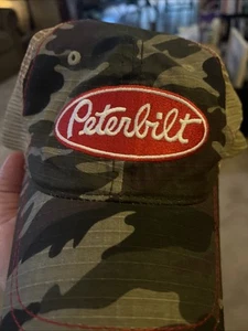 Camo Peterbilt Hat Adj - Picture 1 of 6