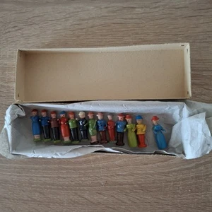 Volkskunst Erzgebirge Seifen Holz Figuren Deko Eisenbahn - Bild 1 von 3