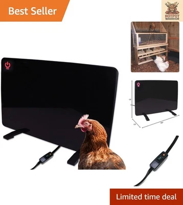 -Listed 200W Chicken Coop Heater with Thermal Protector - Safe & Lightweight - Image 1 of 4