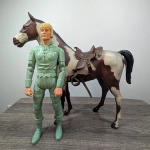 De colección Poderoso Vikingo Valiente Erik Louis Marx Años 70 con Caballo Nube Tormenta Marx - Imagen 1 de 17