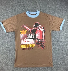 Rare Vintage Michael Jackson The King of Pop 2009 Memorial T Shirt 2000s S (I) - Picture 1 of 7