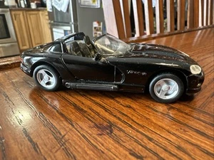Maisto 1:39 Scale Dodge Viper RT/10 Diecast Model Car Black Pullback Mint - Picture 1 of 7
