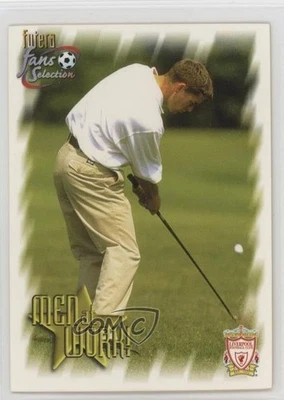 1999 Futera Fans Selection Liverpool Men at Work Gold Gilt Edge Michael Owen - Image 1 of 2