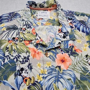 Tommy Bahama Disney Shirt Men's XXL 2XL Jungle Jubilee Mickey Minnie Camp Loop - Picture 1 of 15