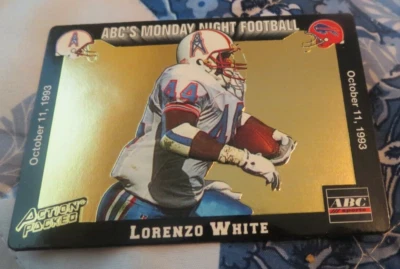 (10) 1993 Embossed  Action Packed | ABC'S Monday Night Football Cards - Image 1 of 4
