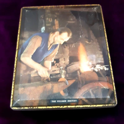 Vintage Sweet Tin by Edward Sharp & Sons Ltd " The Village Smithy" - Image 1 of 4