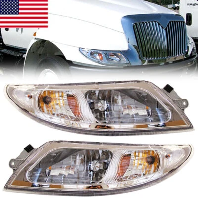 Par de faros para camión International 2002-2018 4200 4300 4400 4900 izquierda+derecha Foto 1 de 4