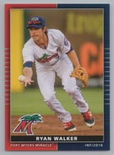 Ryan Walker 2016 Grandstand Fort Myers Miracle Twins Minor League 