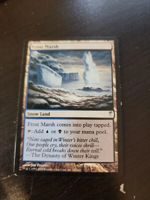 Magic the Gathering MTG Coldsnap FROST MARSH m5 - Image 1 of 2