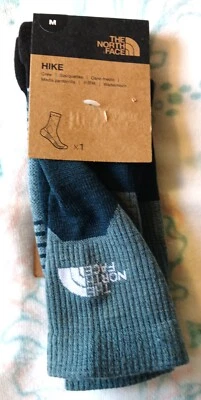 The North Face Hiking Crew Socks Blue & Navy Men's/Womens Medium 8.5-10/9-11 NWT - Image 1 of 2