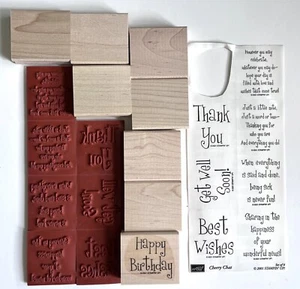 Estampillas Stampin' Up, "Cherry Chat" NUEVAS - Imagen 1 de 2